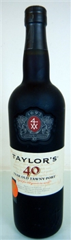 Taylor's 40 Year Old Tawny Port (stained label)