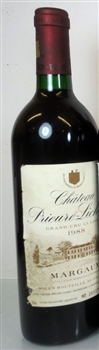 Chateau Prieure Lichine 1988 (slightly damage label)