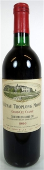 Chateau Troplong Mondot 1986 (slightly damage label)