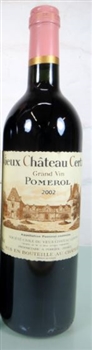Chateau Vieux Chateau Certan 2002 (US label)