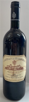 Sammarco Rampolla Castello dei 1998 (stained label)