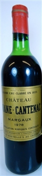 Chateau Brane Cantenac 1978