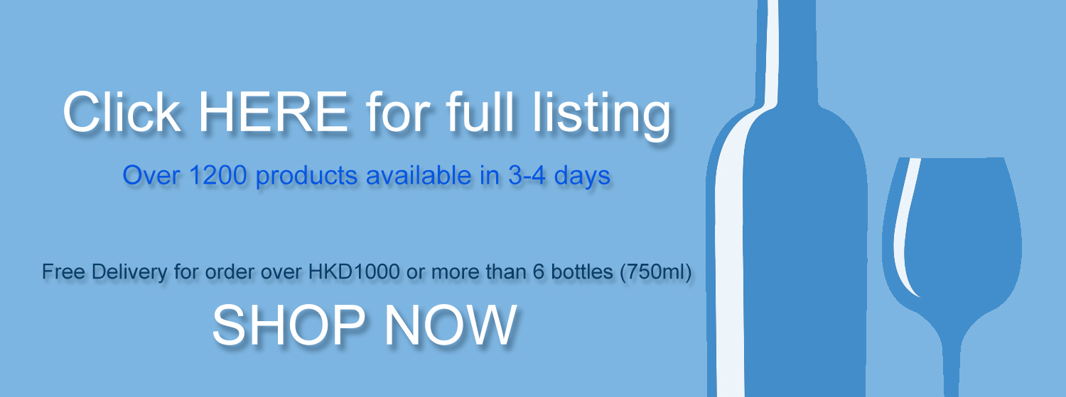Click here for full listing of over 1800 products available in 3-4 working days from Wineview online wine shop 