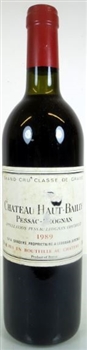 Chateau Haut Bailly 1989