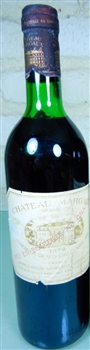 Chateau Margaux 1978 (slightly damage label)