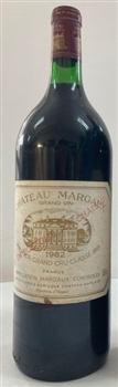 Chateau Margaux 1982 Magnum 1.5L (damage label)