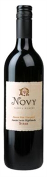 Novy Family Wines Syrah Sierra Mar Vineyard 2015